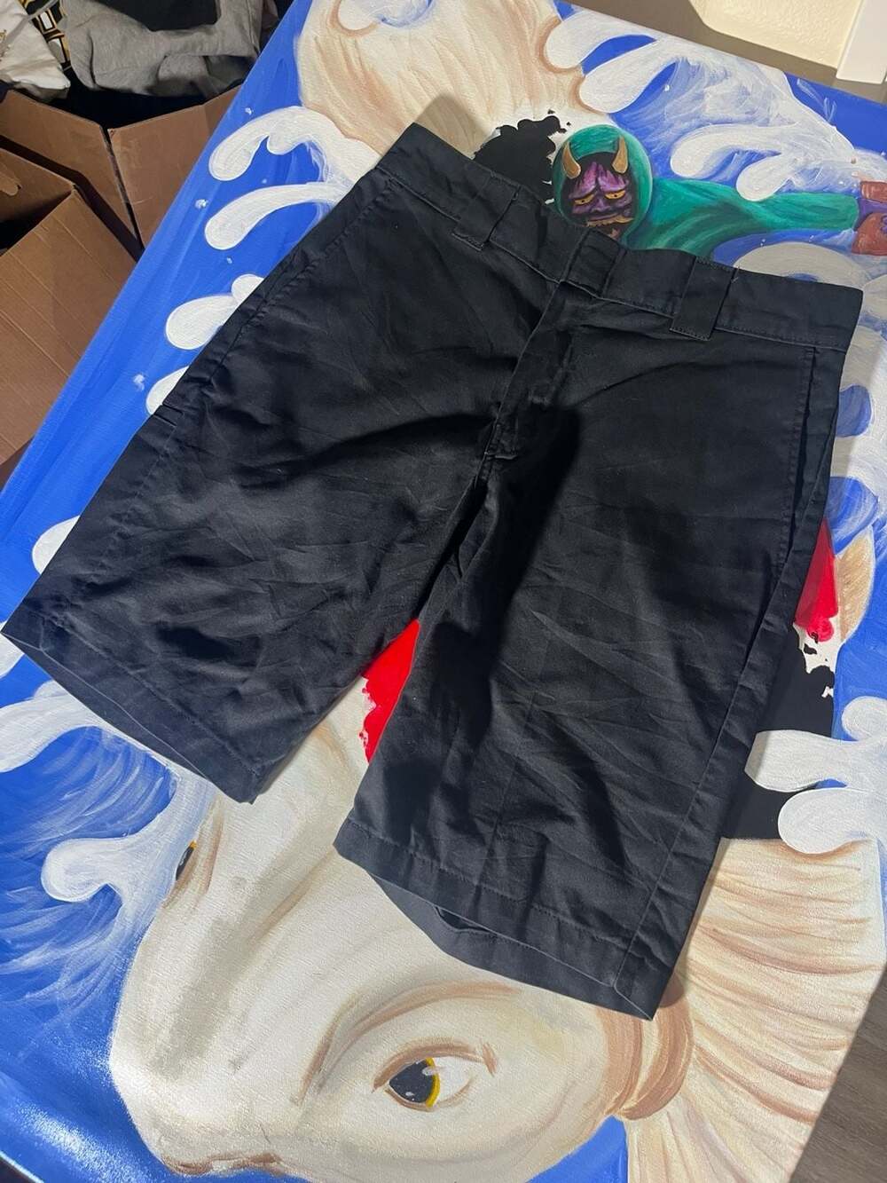 Dickies Flex Regular Fit Work Shorts Size 32 Black